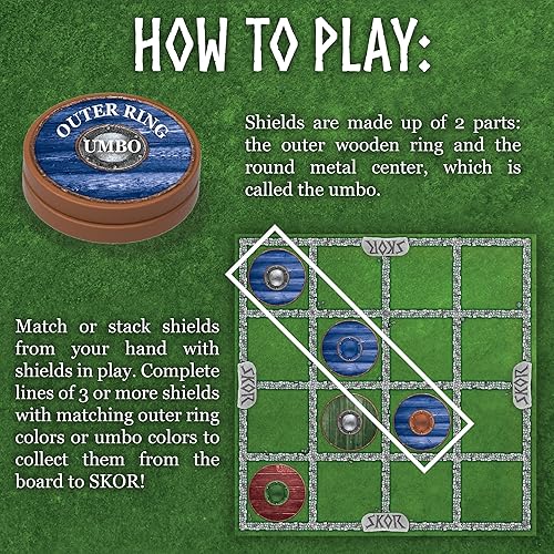 Miniatura 4 de MindWare Skor: Un juego de mesa de estrategia de apilamiento para niños de 6 años en adelante, apto para la familia, juegos de recolección de