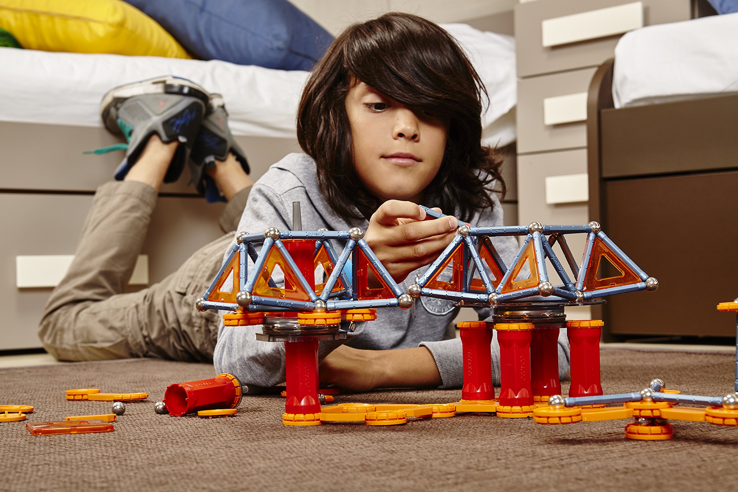 Geomag Mechanika 726, 103 sztuk - zestaw do budowy mechanika