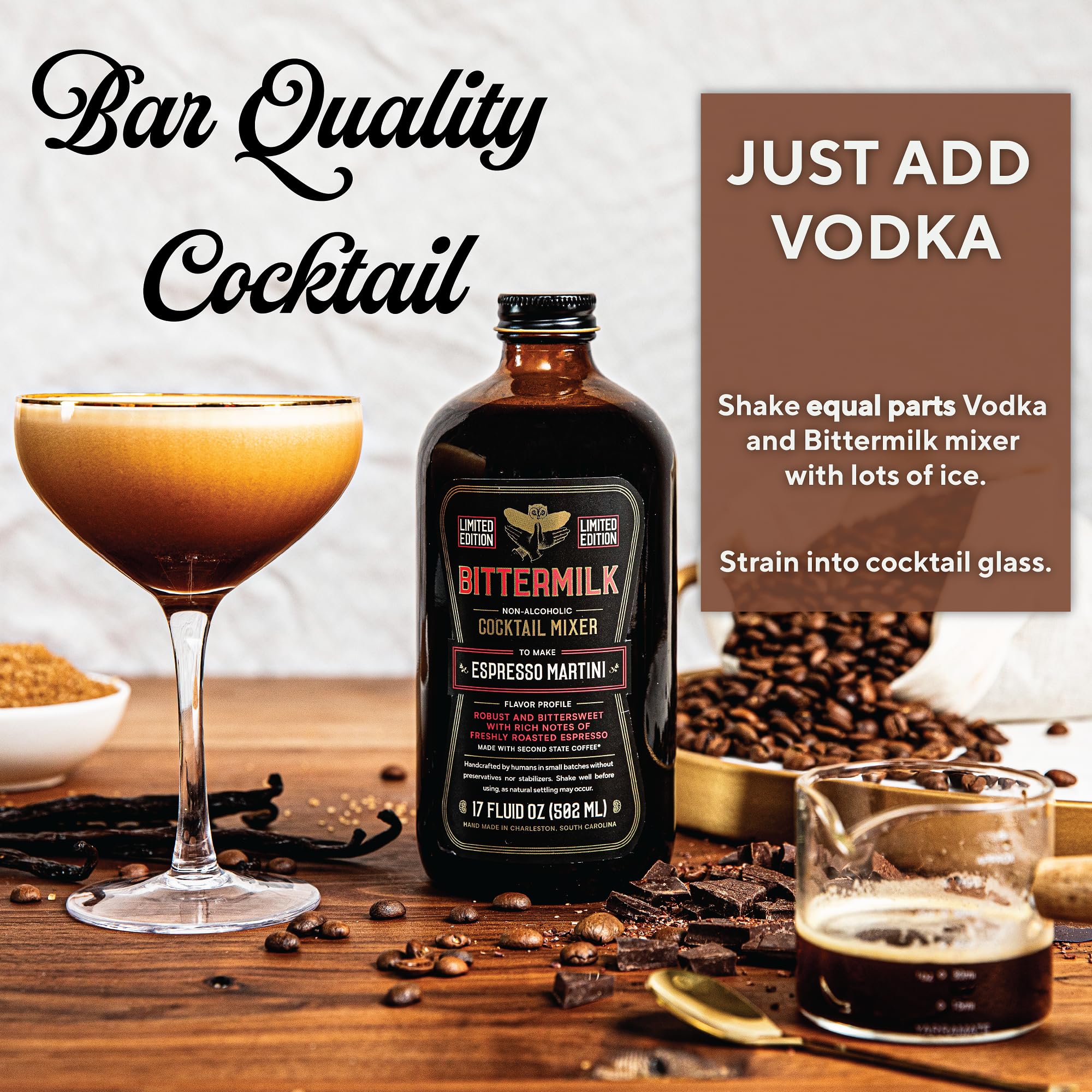 Amazon.com : Bittermilk Espresso Martini Mixer - All Natural