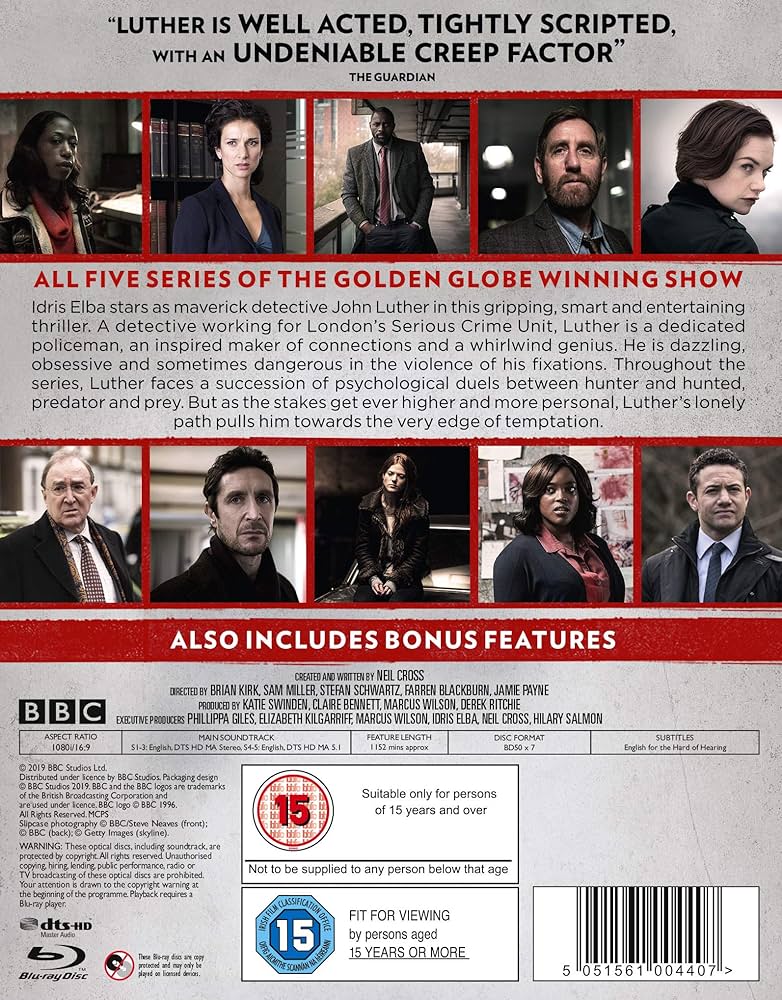 LUTHER/刑事ジョン・ルーサー シーズン1 BOX [DVD] Amazon.co.jp: LUTHER/刑事ジョン・ルーサー シーズン1 BOX [DVD
