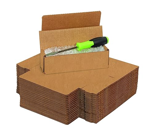 Miniatura 7 de BOX USA Cajas de envío pequeñas de 6 pulgadas de largo x 4 pulgadas de ancho x 2 pulgadas de alto, paquete de 50 cajas de cartón corrugado para