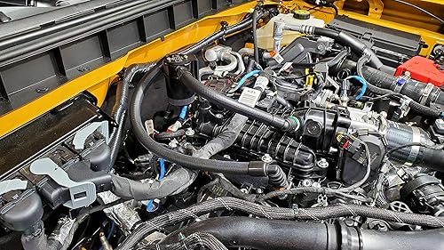 Miniatura 3 de J&L Separador de aceite 3.0 3073P compatible con Bronco 2.7L EcoBoost 2021-2025 (negro)