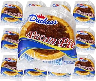 Duchess Deluxe Pecan Pies - 12 Pack 3oz Mini Pies, 40% More Pecans, Individually Wrapped Homemade Flavor