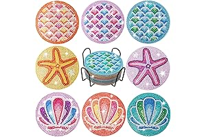 For Unicorn-Themed Fun: Express Yourself with Marlo & Buzz Diamond Painting Coaster Making Kit