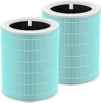 Core 600S Toxin Absorber Replacement Filter for LEVOIT Core 600S & Core 600S-P Air Purifier, 3-in-1 HEPA Filter and Activated Carbon Filter, Core 600S-RF-TX,2 Pack