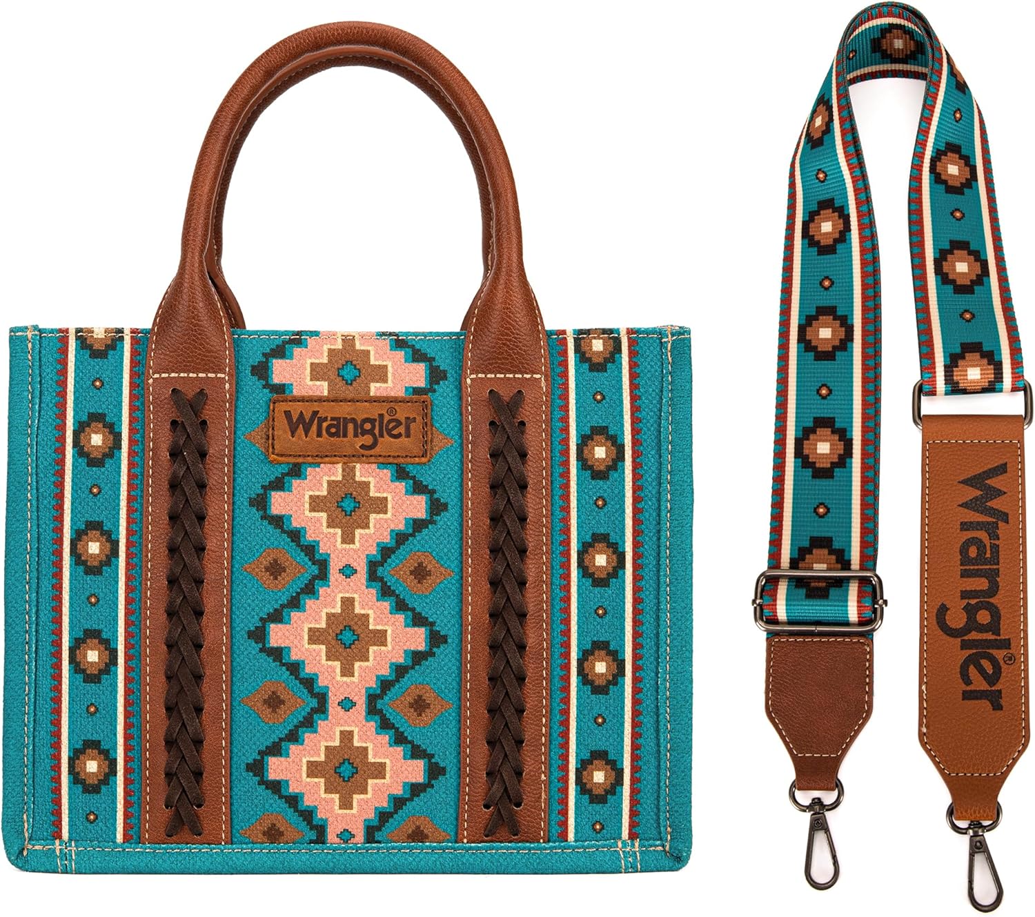 Montana West Wrangler Purse Western Aztec Tote Bag for Women with Guitar Strap | Western, Boho, Aztec, Western, Boho, Aztec