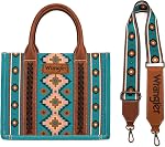 Sac fourre-tout Wrangler Aztec pour femmes, sac à main et sac à bandoulière boho western