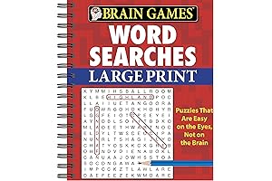 Brain Games - Word Search Large Print Word Find Puzzles For Adults