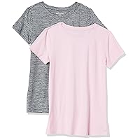 Amazon Essentials T-Shirt Tecnica Girocollo Elasticizzata Asciugatura Rapida (Anche)