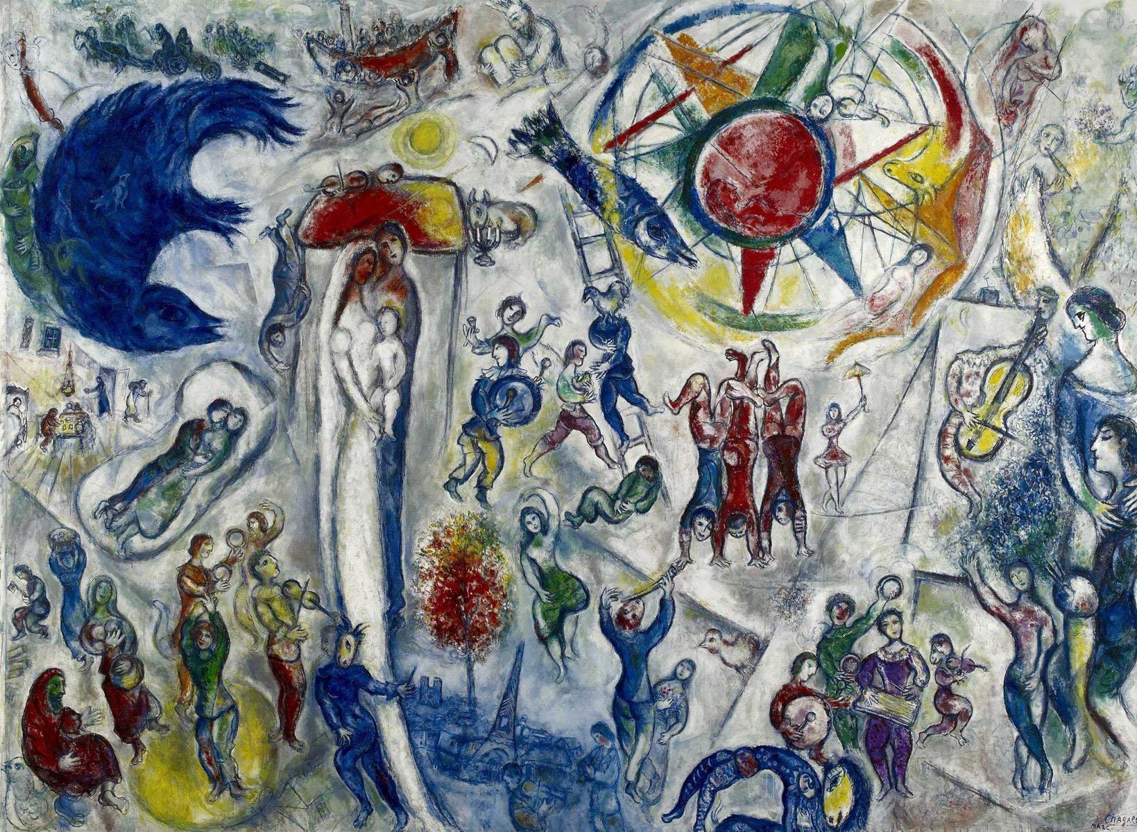 Amazon.com: Get Custom Art - Marc Chagall, La Vie - Gallery