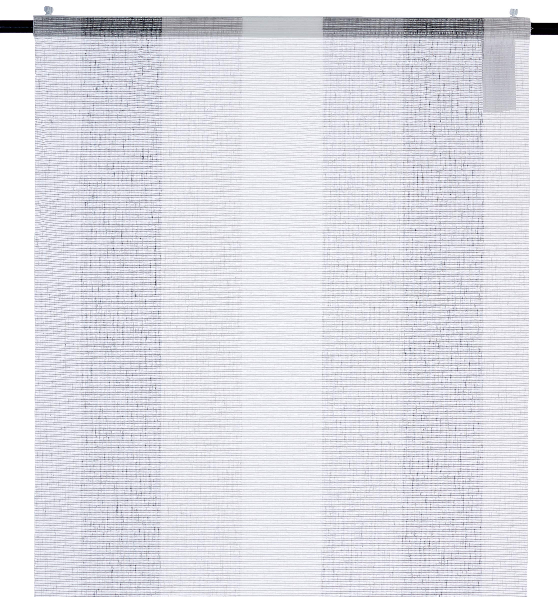 Home Fashion Decorative Sliding Privacy Curtain Panels Long Stripes Grey 245 x 60 cm