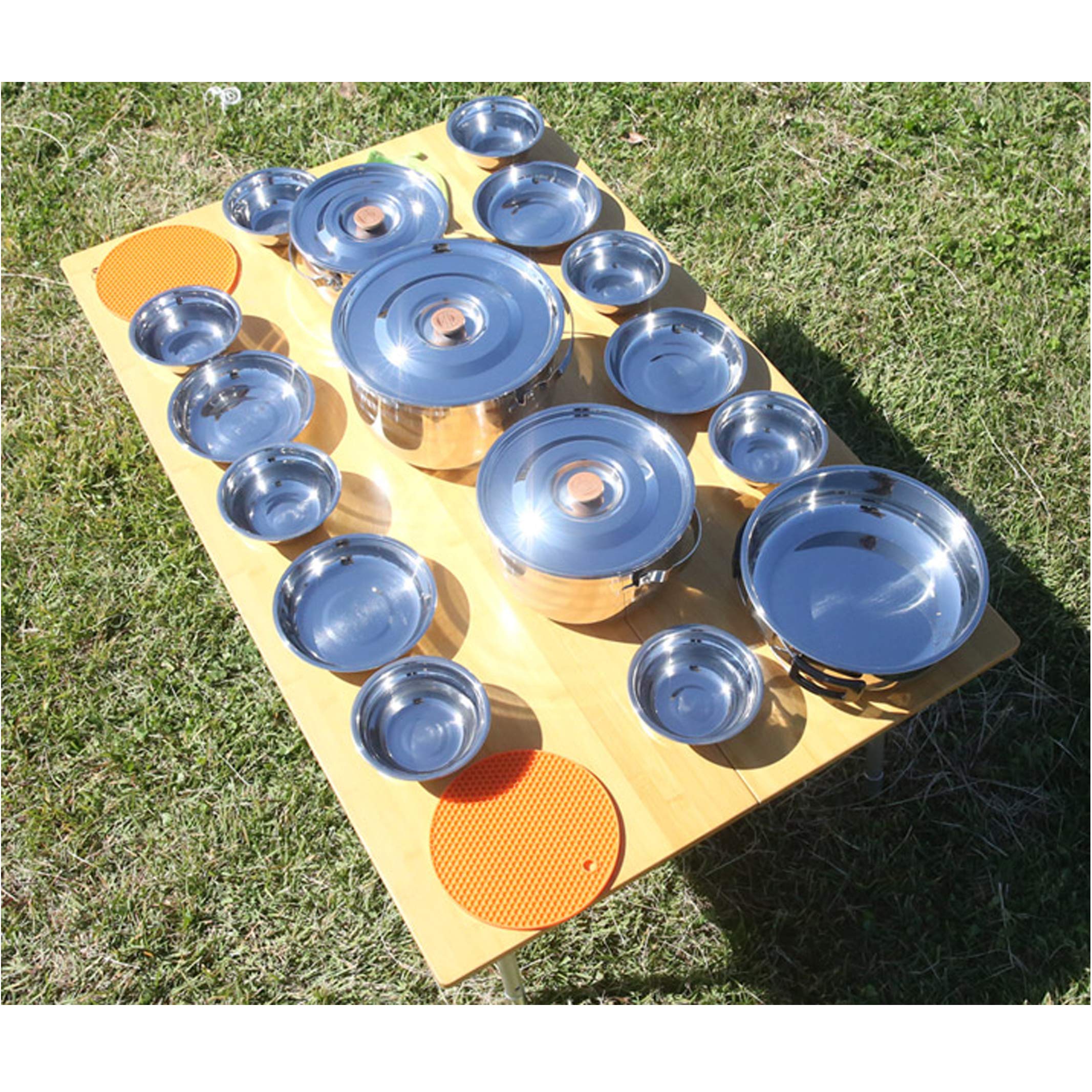 【色:19点セットMC240】キャンピングムーン(CAMPING MOON) フ Amazon | キャンピングムーン(CAMPING MOON) クッカーセット キャンプ