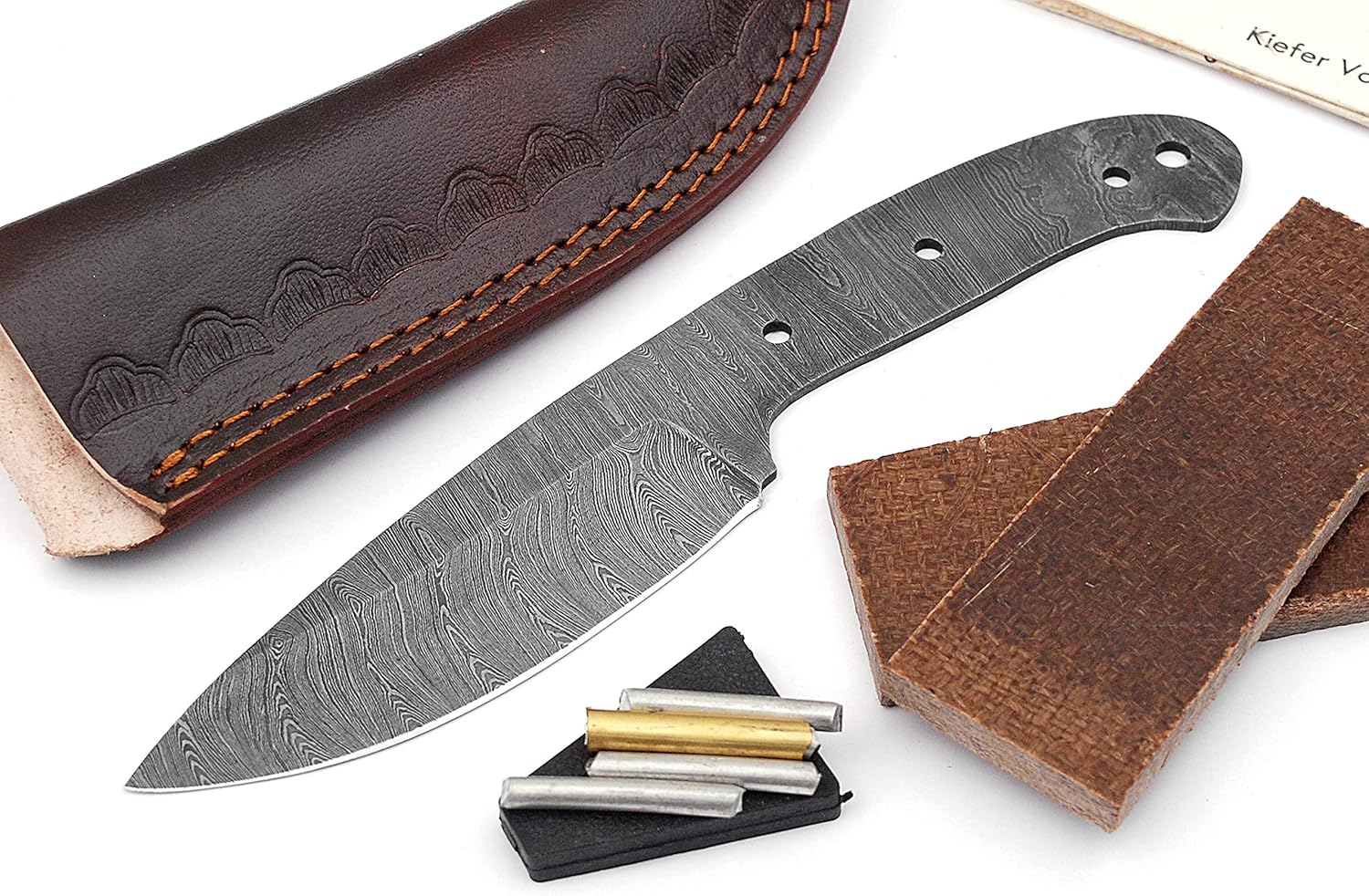 ColdLand 9" Damascus Steel Knife Making Kits Knife Making