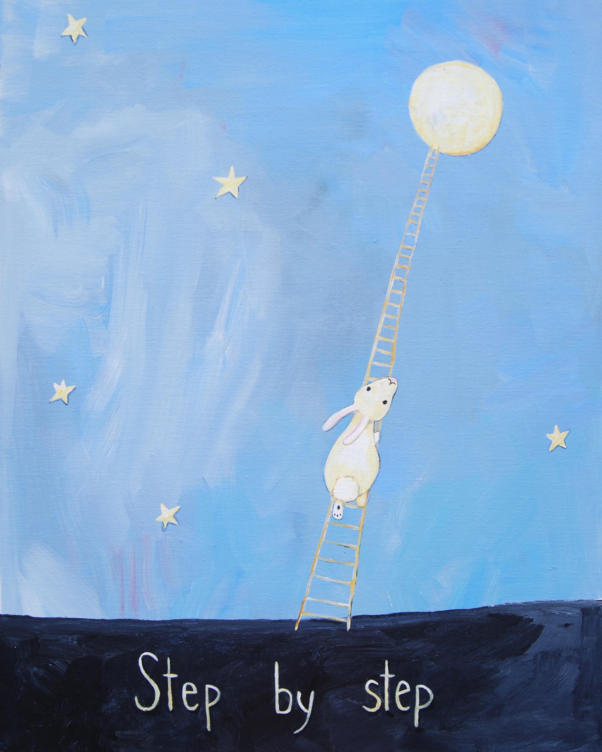 Cici Art FactoryWall Art, Step by Step, Small