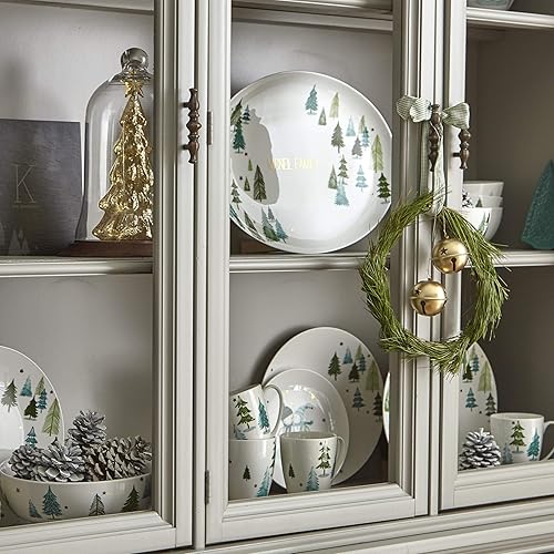 Miniatura 3 de Lenox 880068 Balsam Lane Juego de platos de cena de 4 piezas (verde)