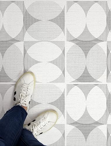 Miniatura 5 de FloorPops Azulejos de vinilo Norma gris de 12 x 12 pulgadas 10 azulejos 10 pies cuadradoscaja