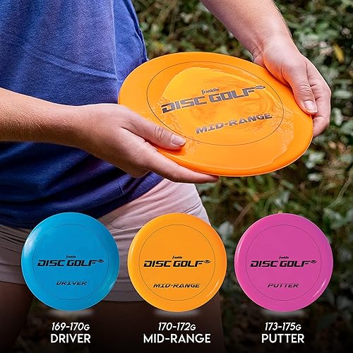 Miniatura 6 de Franklin Sports Cestas de golf de disco – objetivo de golf portátil con cadenas incluidas – Equipo de soporte de cesta de golf de disco