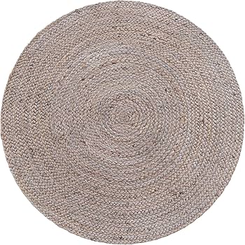 Landscape Products ラグ(リン) Amazon.com: RIANGI Hand Woven Jute Area Rug - 7' Round