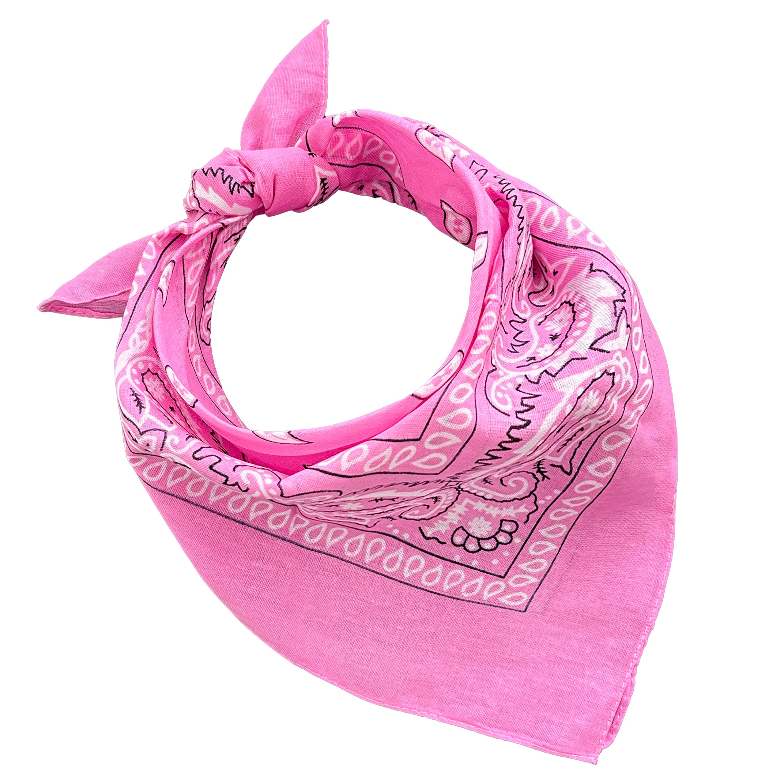 JOPHY & CO. 100% algodón BANDANA SET 3/5/10 para Mujeres Hombres Niños Unisex Único y/o Paisley Pattern COD. A644 — view 26