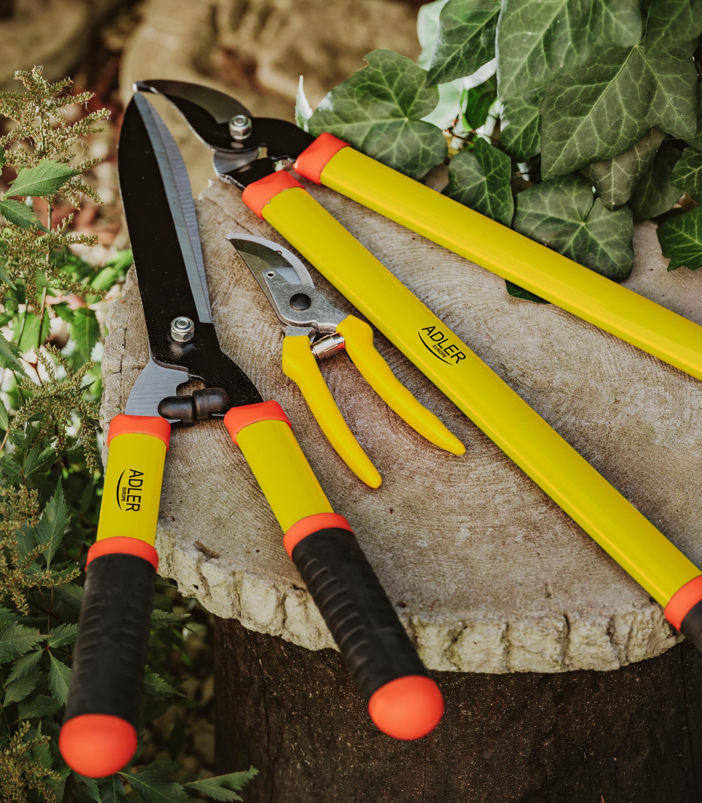 ADLER EUROPR Gartenwerkzeug Set - Heckenschere manuell und Gartenschere klein - Hochwertiger Stahl, Aluminiumlegierung - Für Gärtner, Kleingärtner und Pflanzenfreunde – Präzisionsschneidwerkzeug