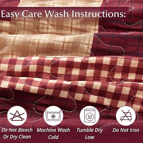 Miniatura 4 de Virah Bella - Juego de ropa de cama de 4 piezas, para cabaña.