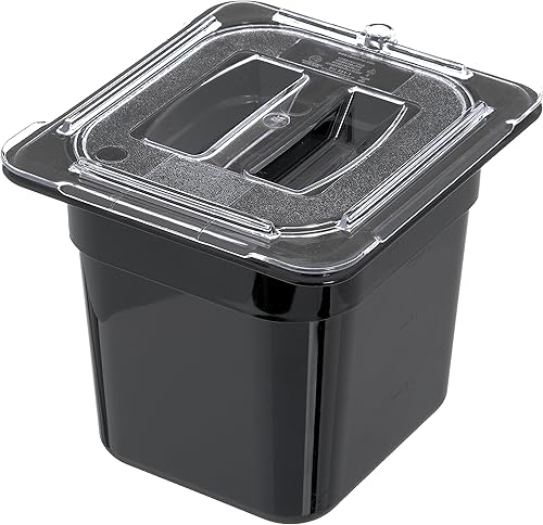 Miniatura 7 de Carlisle FoodService Products Storplus - Bandeja de plástico para alimentos de tamaño 16, contenedor de almacenamiento de alimentos, para catering,