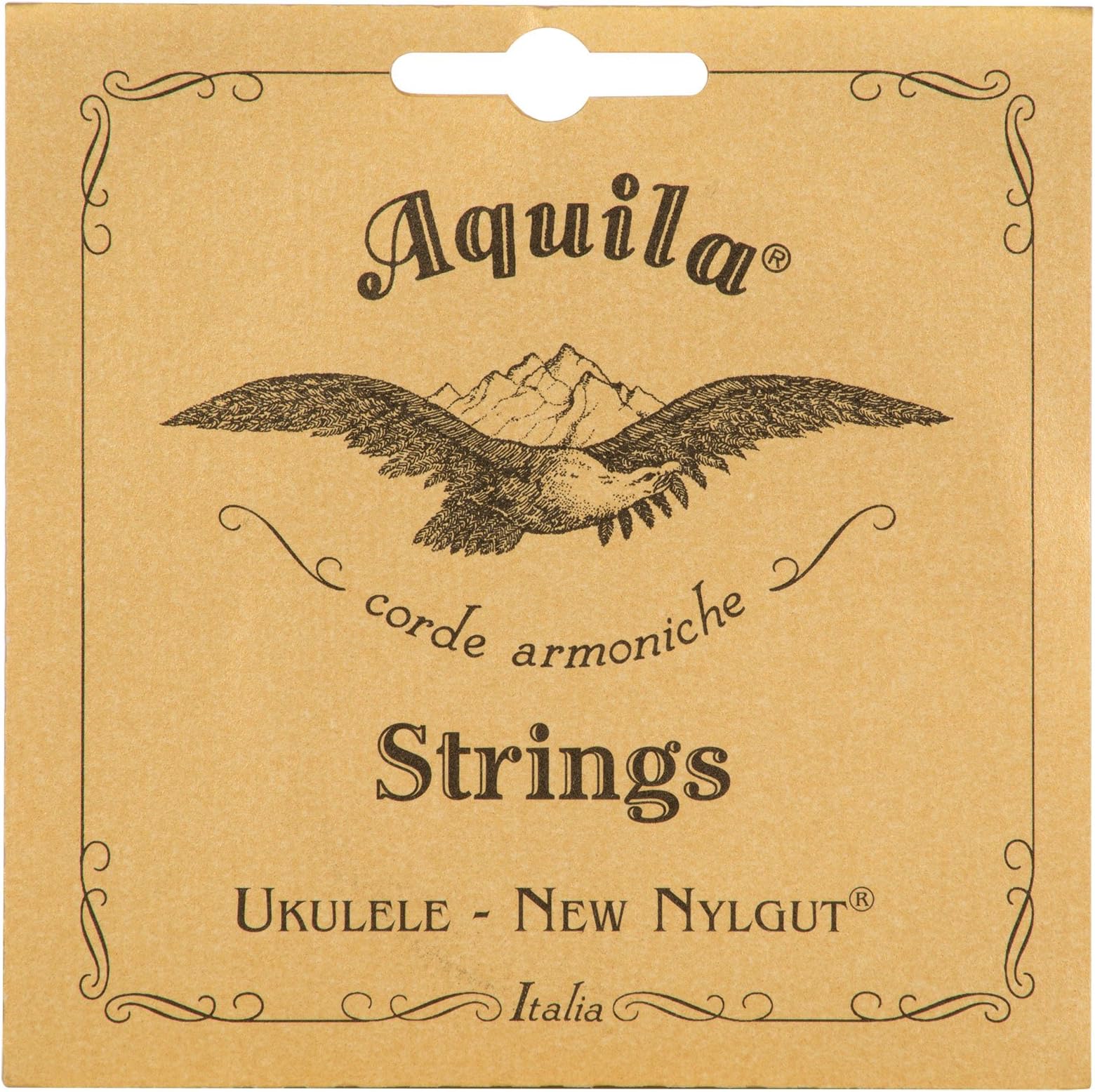 Aquila New Nylgut AQ-15 Tenor Ukulele Strings - Wound Low G - 1 Set of 4