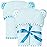 ELSVIN Set of 2 Hooded Baby Towels - Blue - Luxurious, Large and Super Absorbent - 35 x 35 Inch - Soft and Suitable for Infants, Toddlers and Kids - 400 GSM
