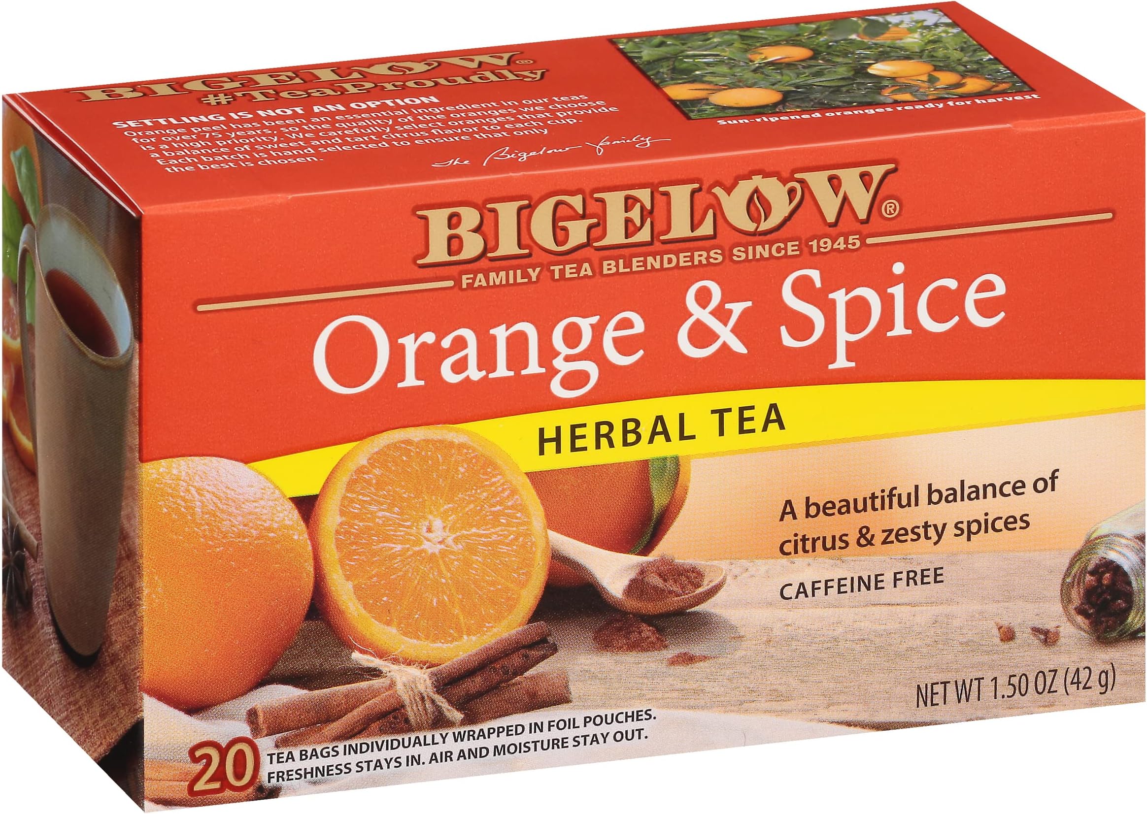 Bigelow Tea Oran & Spice 20bg