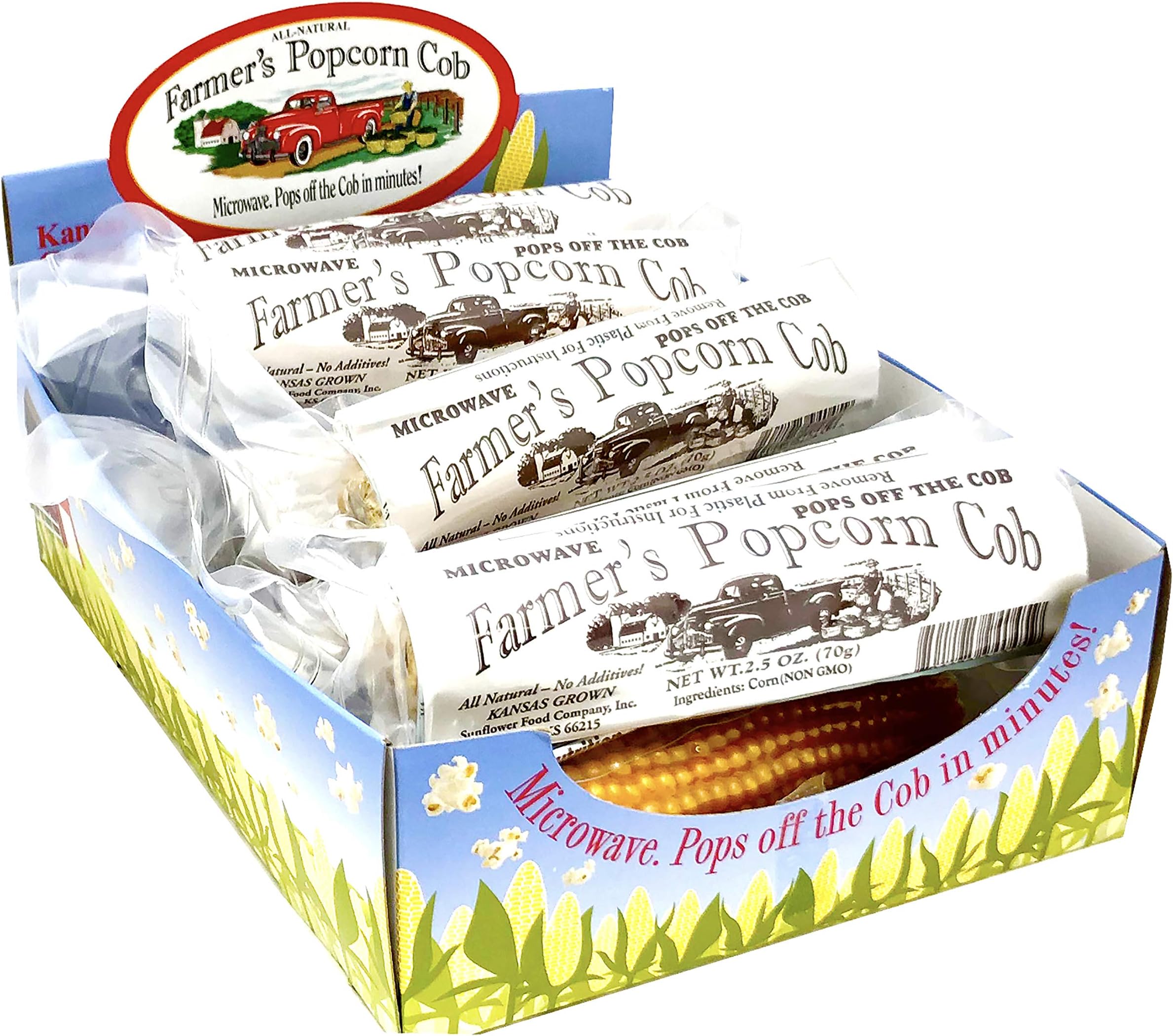 Microwave Popcorn on the Cob Pops off the Cob Poppin