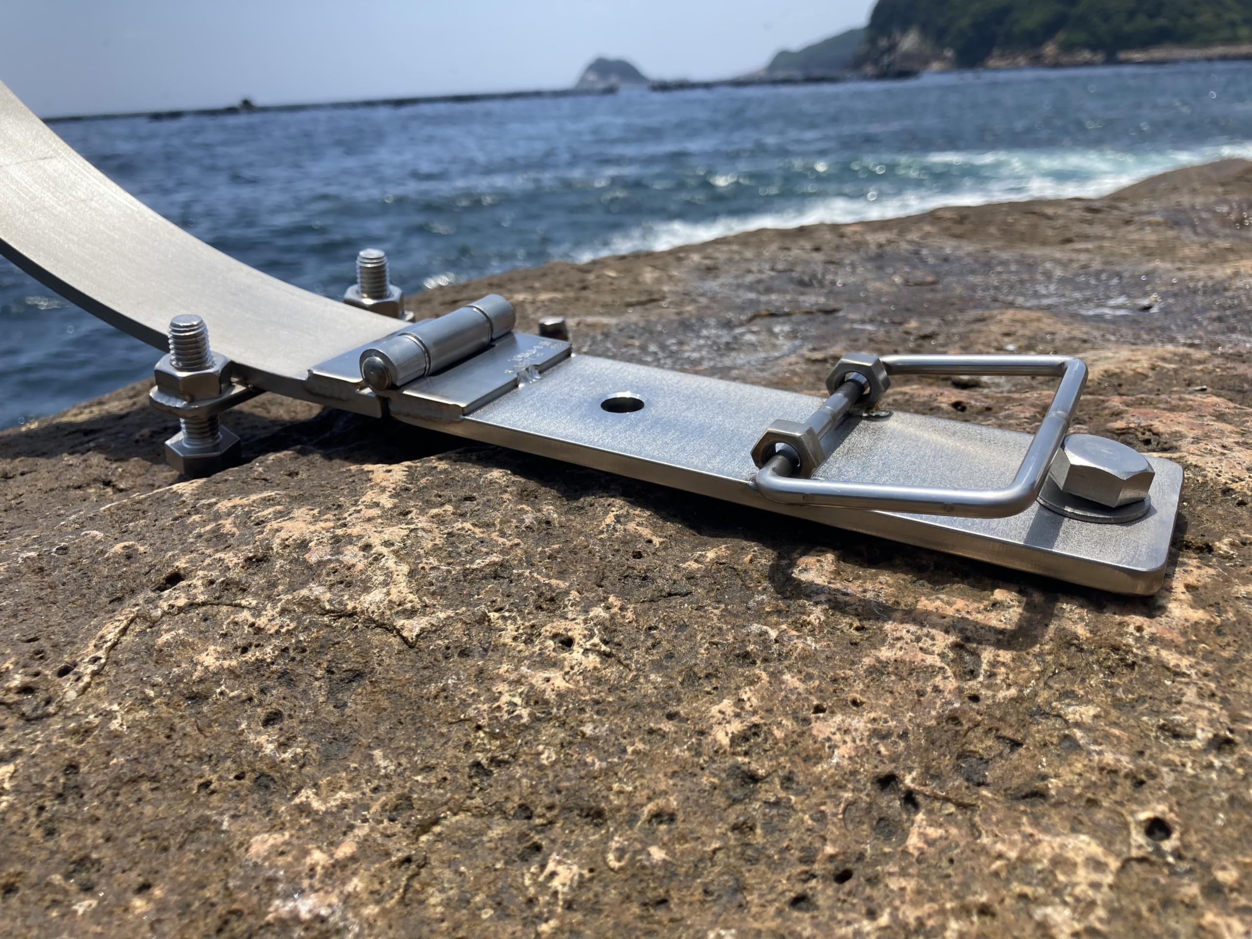 Amazon | TMK 剛力 石突き枠Ver. オールステンレス 板バネ 竿