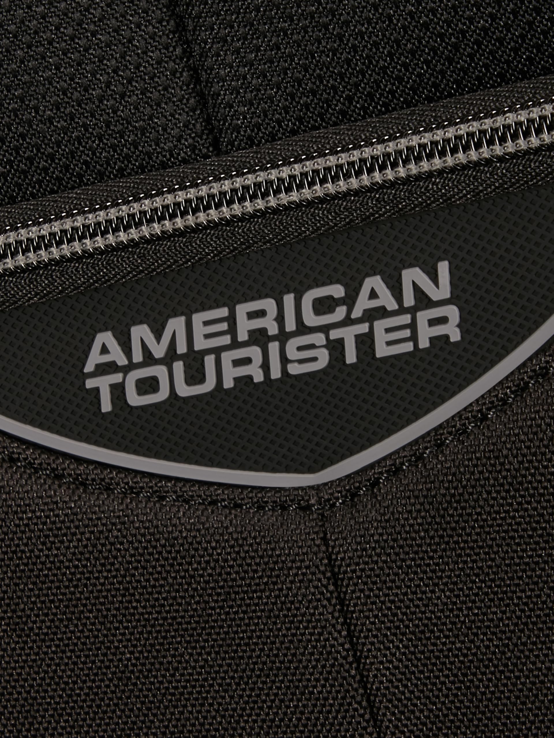 American Tourister Poproll - 3-teiliges Weichgepäck-Kofferset (Handgepäck, Mittel, Groß), Leicht - Schwarz (Black)