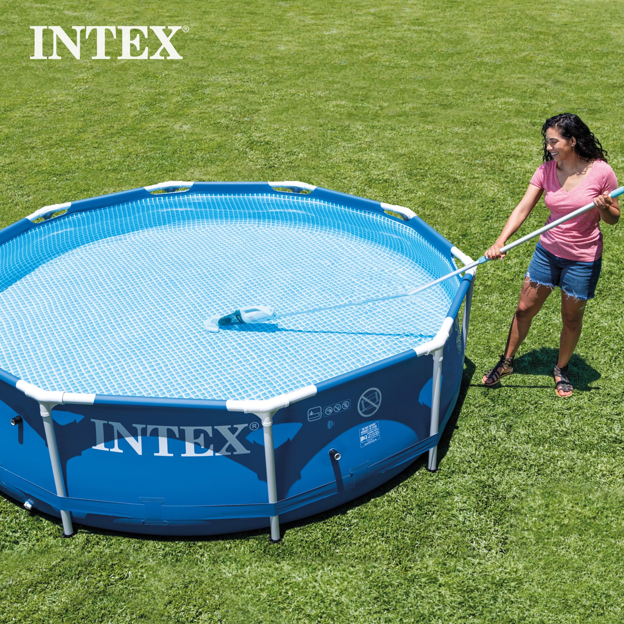 Intex Aspiradora para piscina y spa de 12 galones/45 litros ZR100 adecuada para su uso con todos los PureSpas, piscinas sobre el suelo y piscinas en el suelo