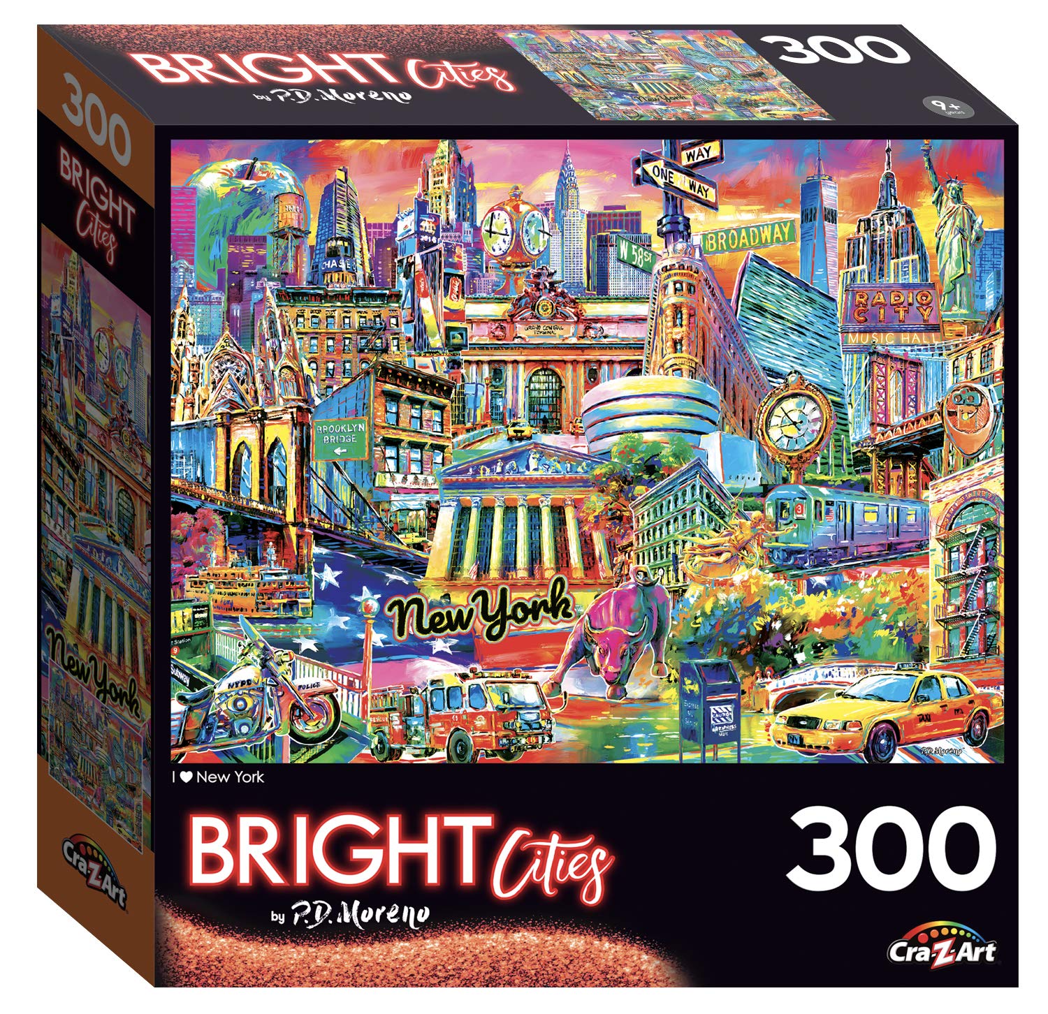 Amazon.com: Cra-Z-Art Bright Cities 300 Piece Jigsaw Puzzle
