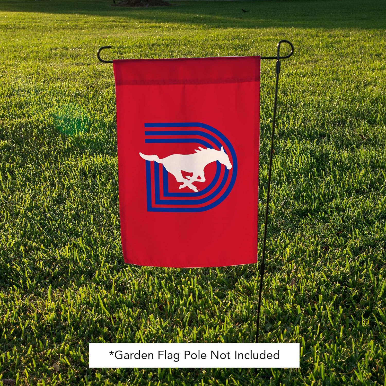 Desert Cactus SMU Mustangs Garden Flag – 19 x 12 inch Southern Methodist University Banner, For Outdoor Display and Events (Design H Triple D) - Image 6