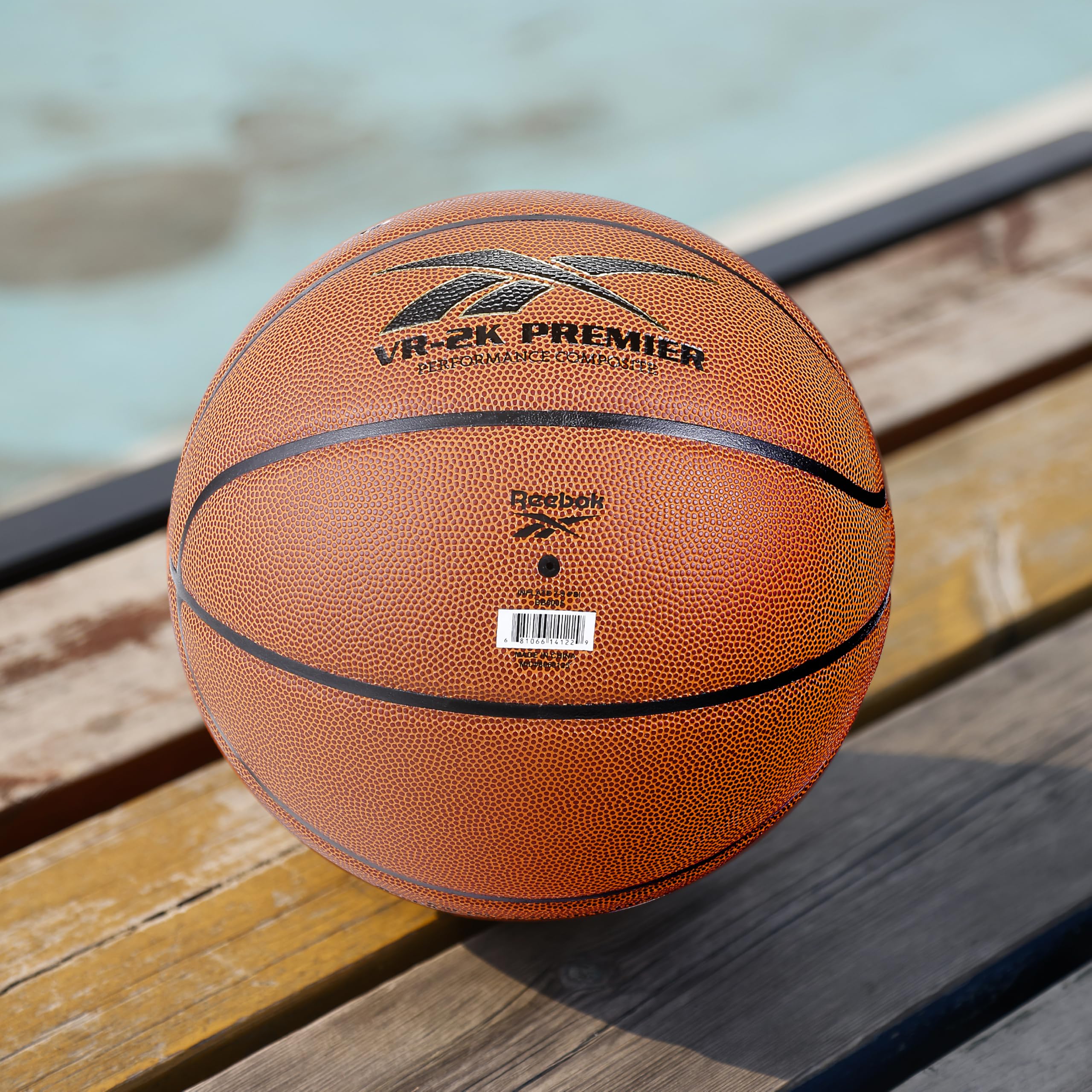 Reebok - VR-2K Premier Brown Composite Basketball, Durable for Outdoor Game