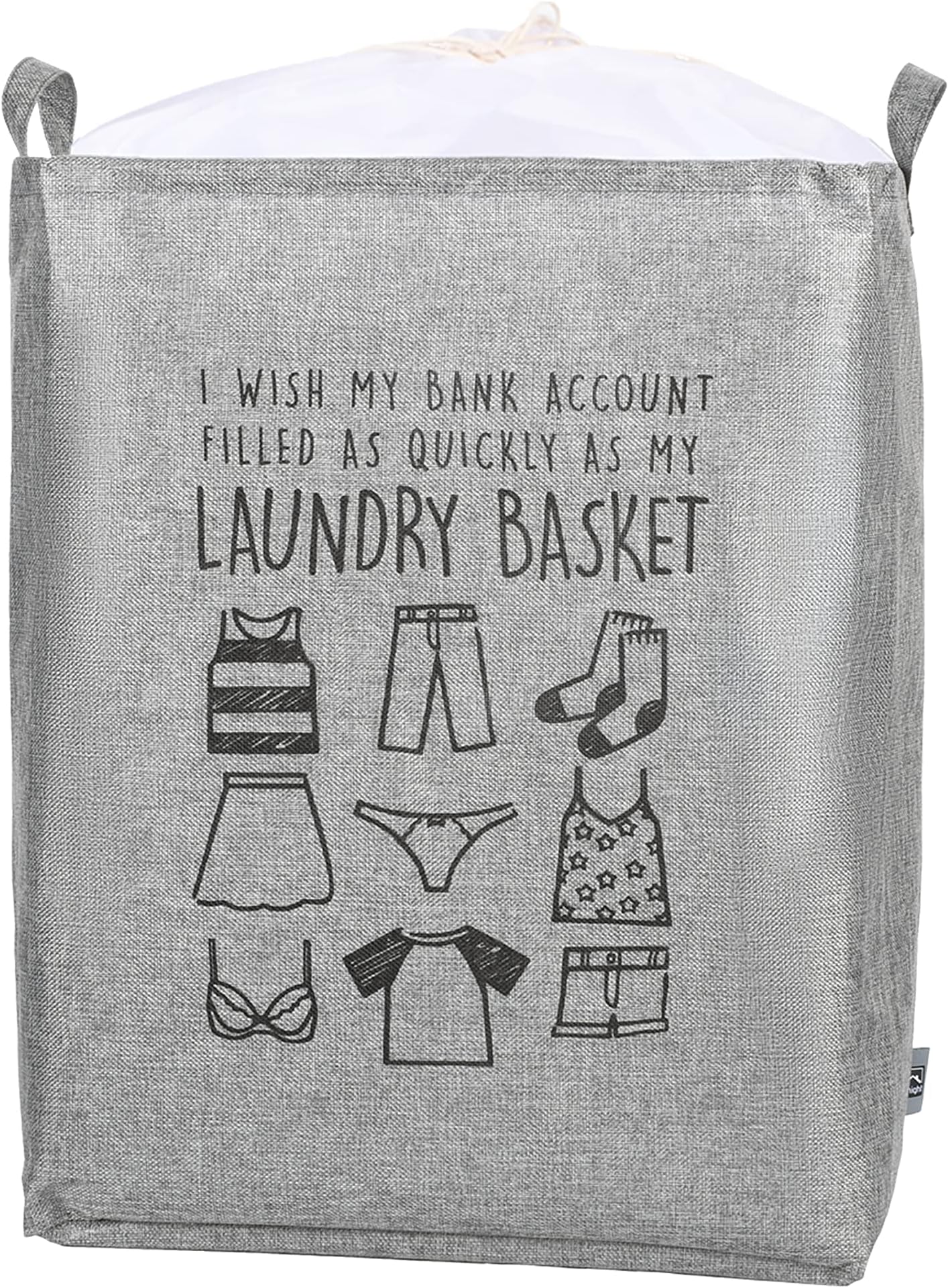 ARASOUK Laundry Bag Basket Extra Large 110L Capacity Folding