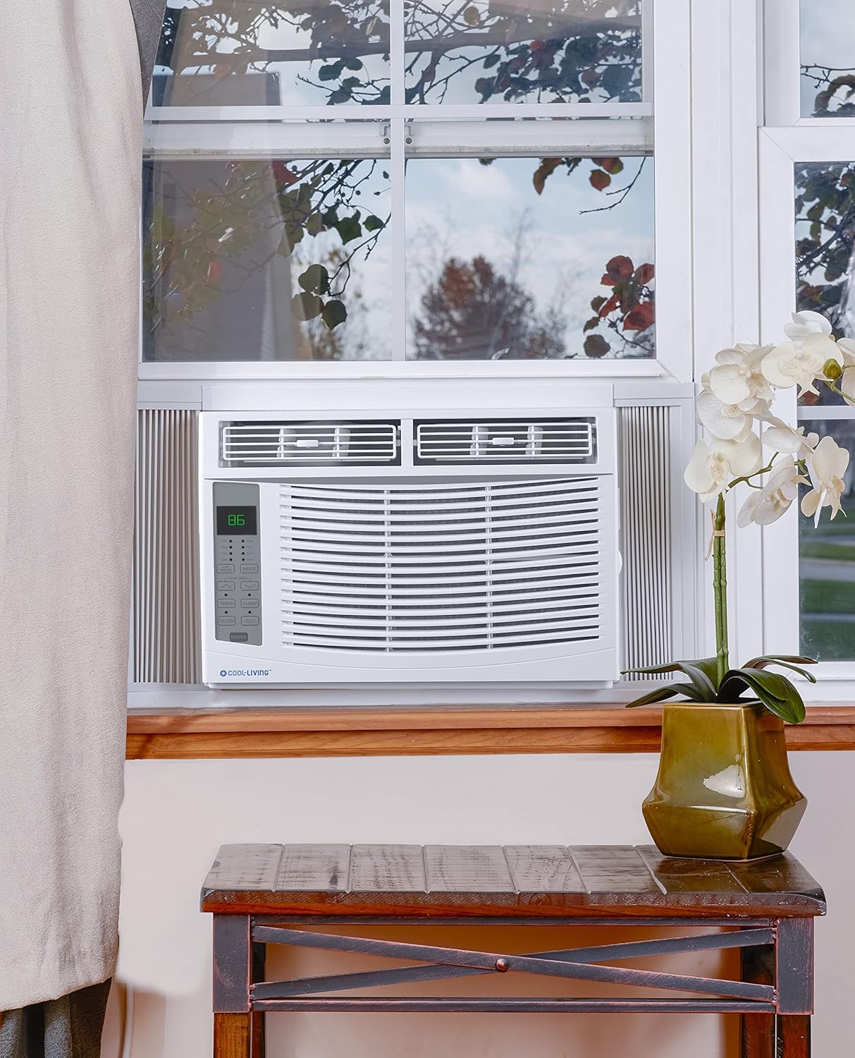 Cool-Living Window Air Conditioner installed in a window