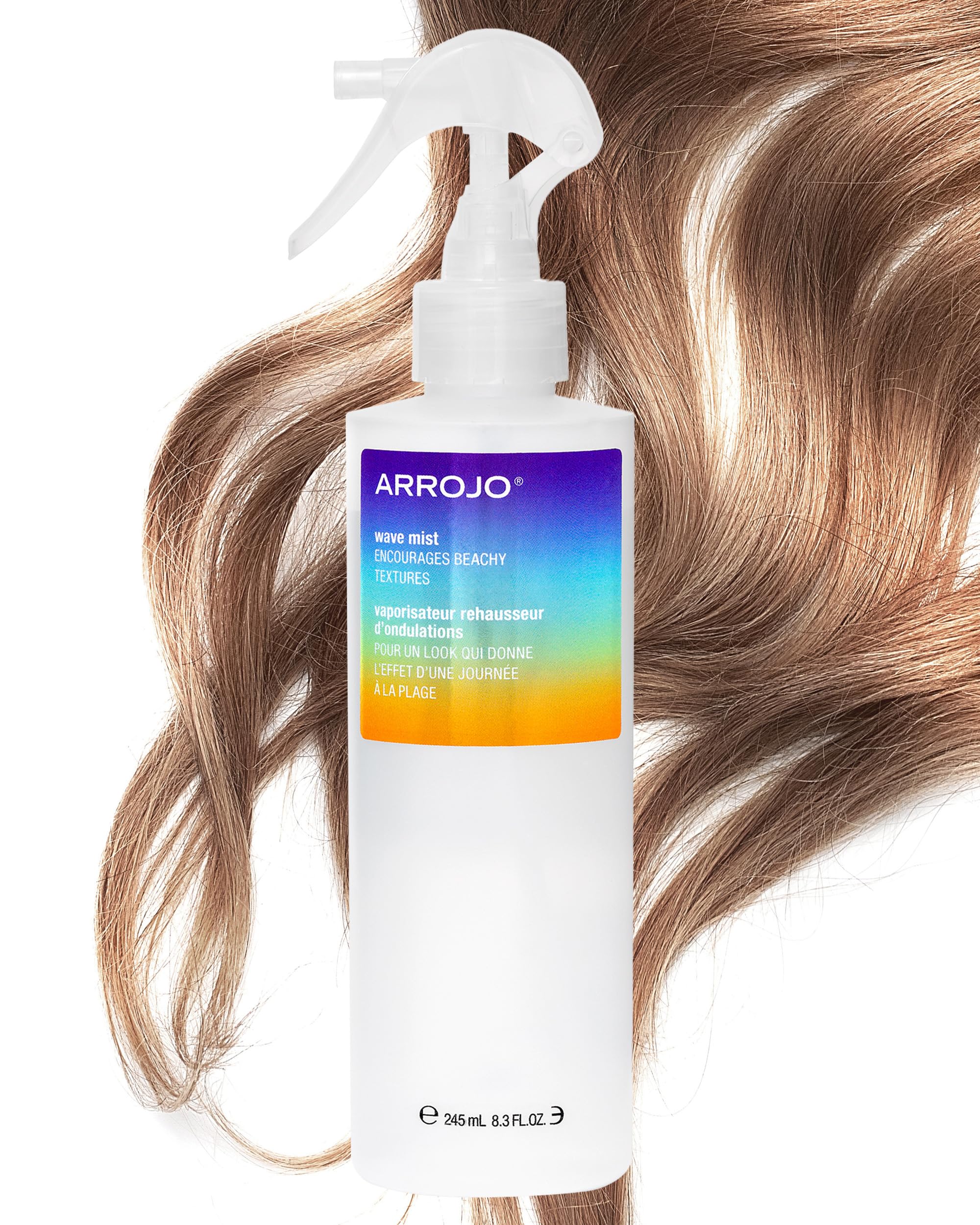 Arrojo Wave Mist Sea Salt Spray – Sulfate & Paraben-Free Sea Salt Hair Texture Spray – Adds Beach Waves, Volume, & Light Hold for All Hair Types, 8.3 fl. oz.