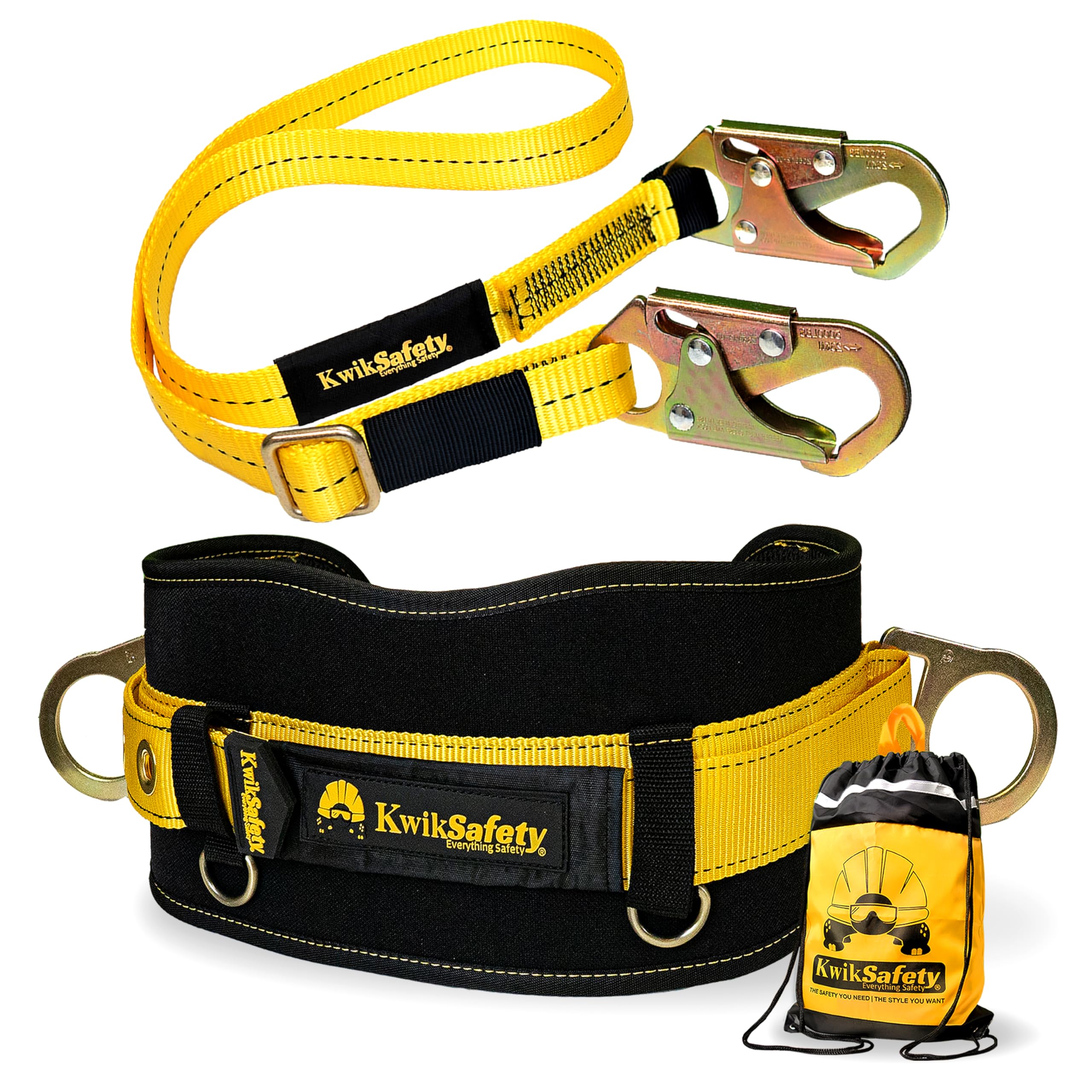 KwikSafety - Charlotte, NC - BEAVER TAIL Safety Belt for Positioning | Lineman Ironworker Cushioned Support