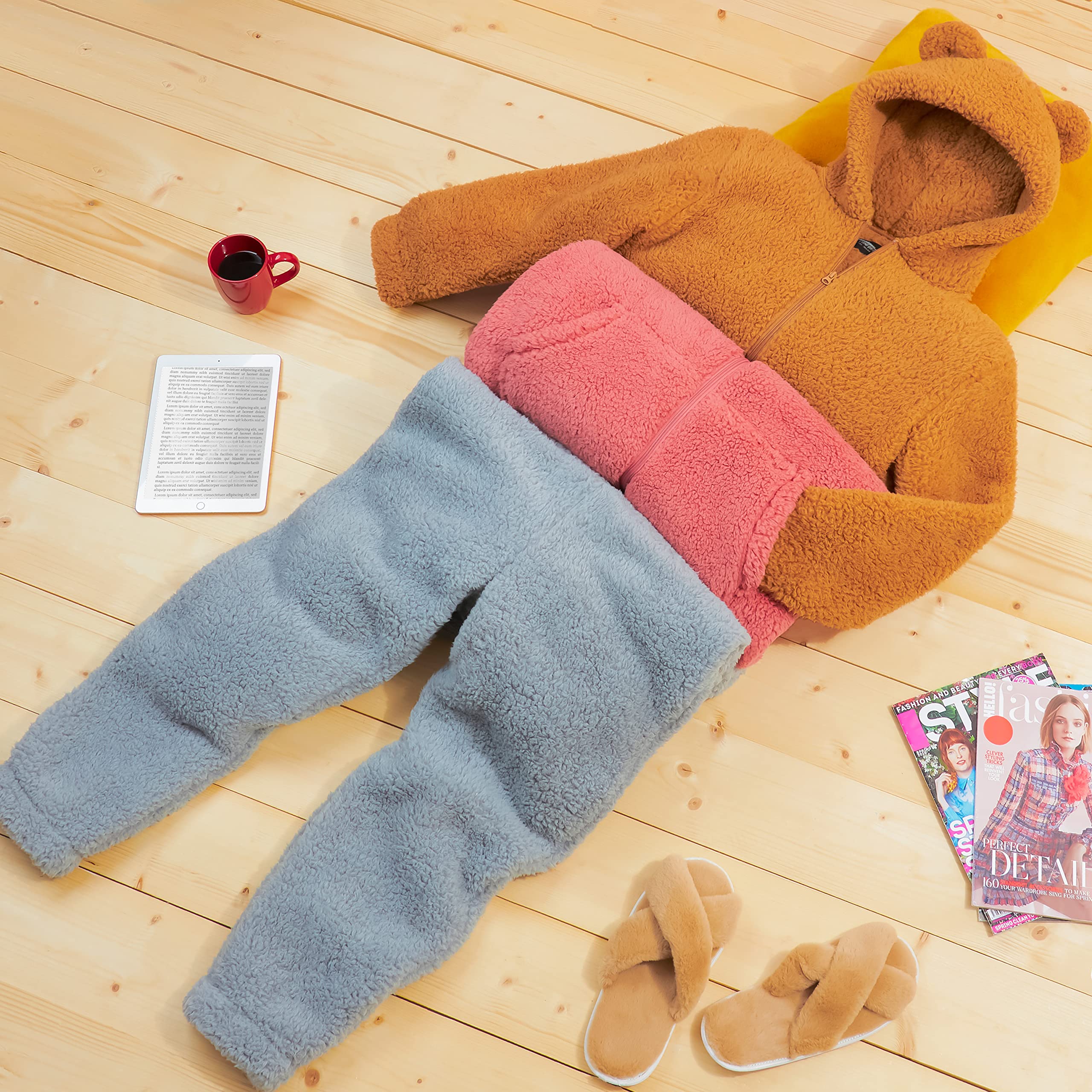 CityComfort Combinaison Pyjama Femme en Polaire Peluche