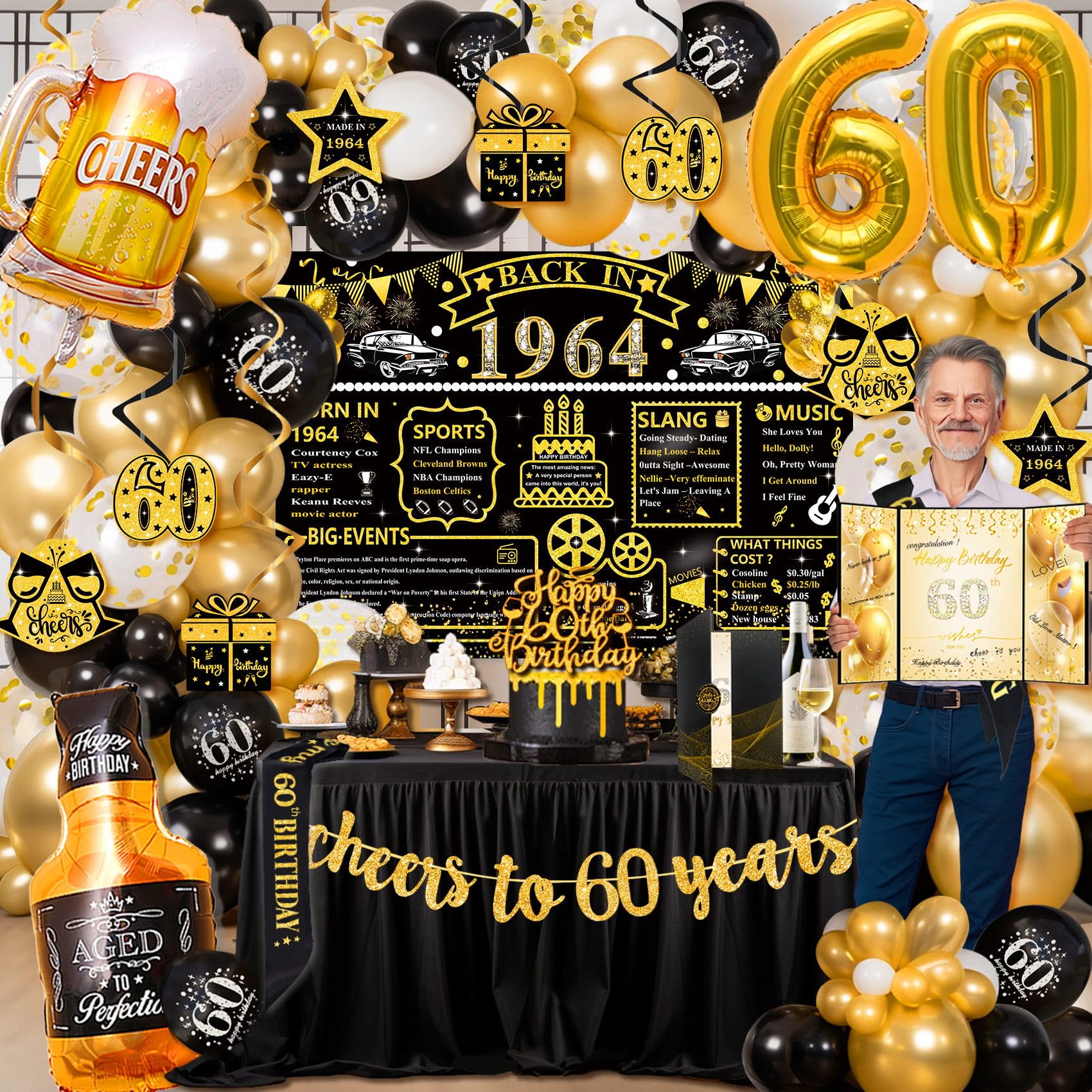 amazon-com-60th-birthday-decorations-for-men-happy-60th-birthday-decorations-back-in-1964-party-supplies-60th-birthday-card-cheers-to-60-years-old-birthday-hanging-swirls-balloon-sash-gifts-toys-games for Free Printable 60th Birthday Decorations Amazon.com: 60th Birthday Decorations for Men, Happy 60th Birthday Decorations, Back in 1964 Party Supplies, 60th birthday card, Cheers to 60 Years Old Birthday Hanging Swirls Balloon Sash Gifts : Toys & Games for Free Printable 60th Birthday Decorations