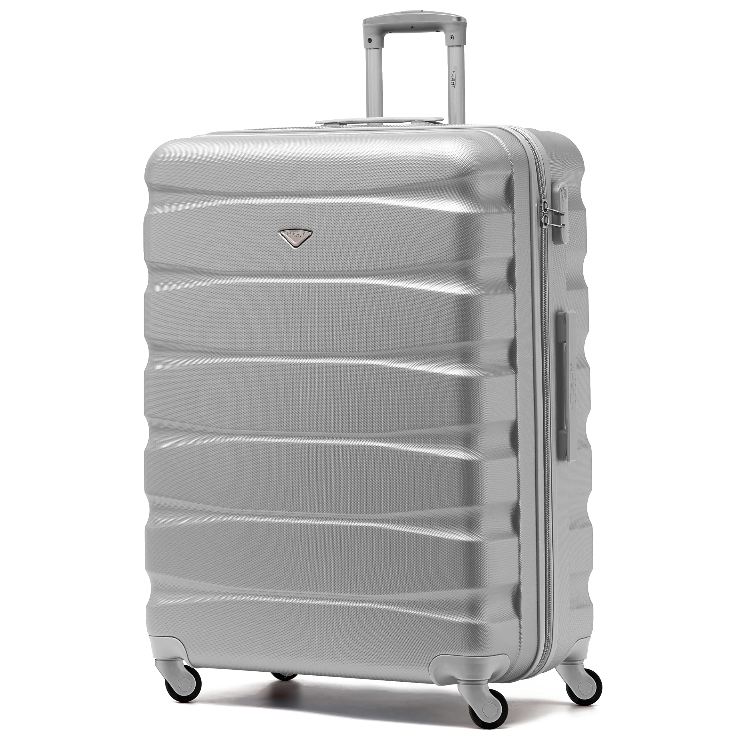Flight Knight Lightweight 4 Wheel ABS Hard Case Medium Suitcase Approved for Over 100 Airlines Including easyJet, British Airways, Ryanair, Jet2, Emirates & Many More - Check-in Medium Size 25" — view 56