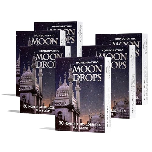 Moon Drops Sleep Aid Lozenges (6 Pack) | Homeopathic Vanilla