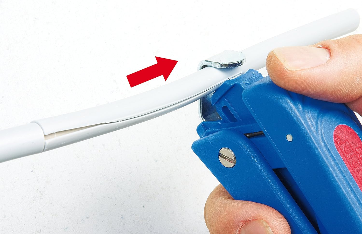 Free Shipping 🛒 WEICON Duo-Stripper No.200 for cable & wire stripping, blue/red, 160mm