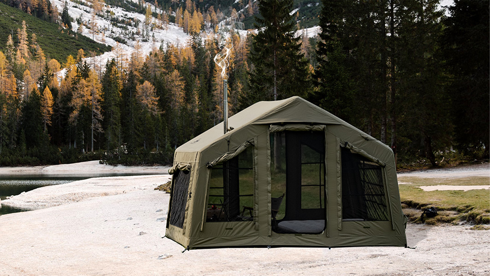 Amazon.co.jp: MC エアーテント 8㎡ TCポリコットン素材