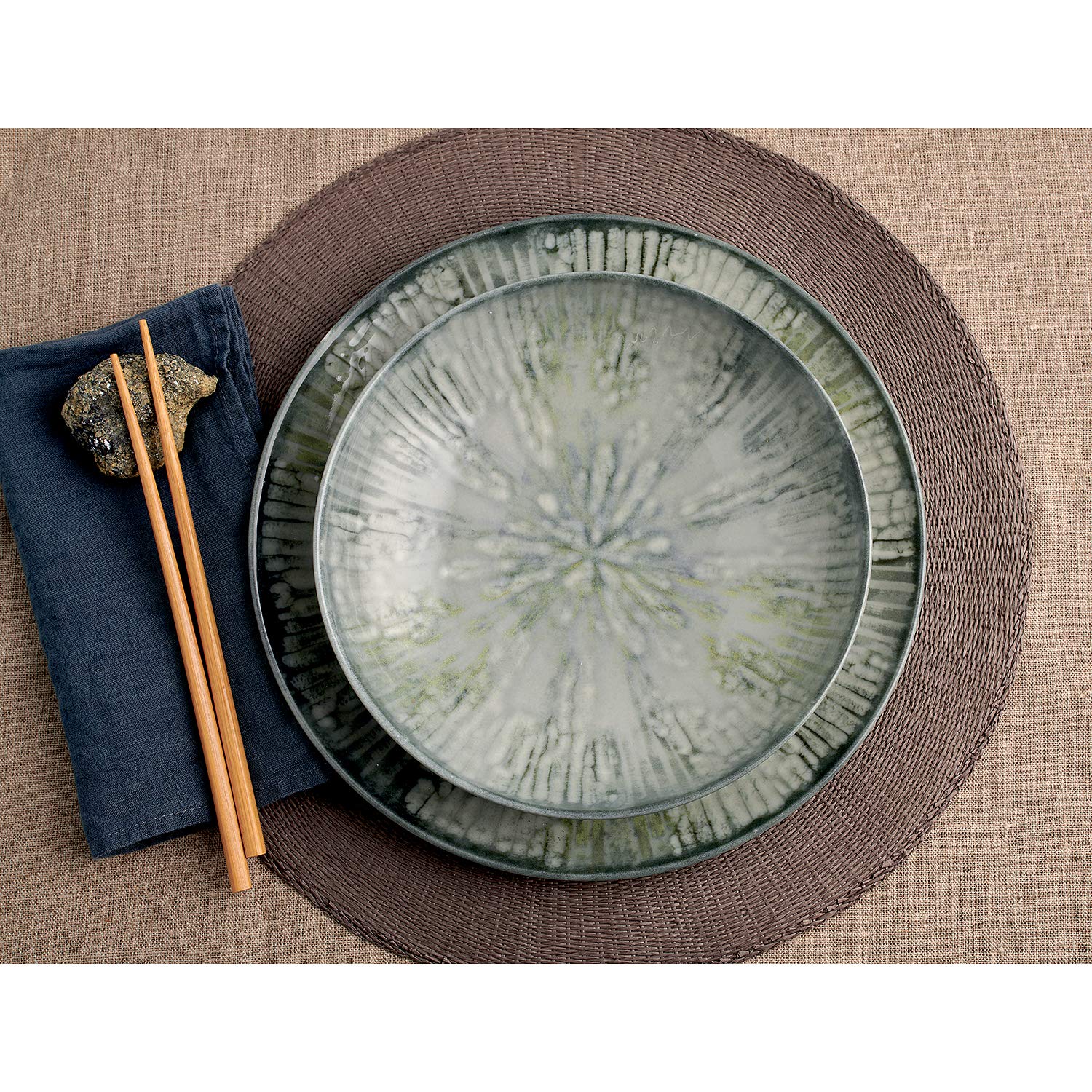 ARTHUR KRUPP 67351GA2 Fusion Grey porcelanowa zastawa stołowa 12-częściowa