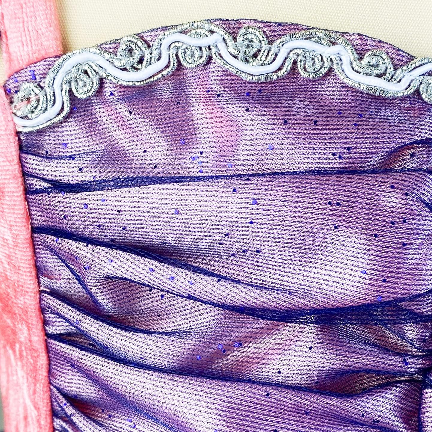 Fairy Costume Dress for Girls, Green Princess Flower Girl Dress, Tutu Dress with Headband and Wings - Image 4