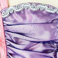 Vista 4 de Vestido de disfraz de hada para niñas, vestido verde de princesa, vestido de tutú con diadema y alas