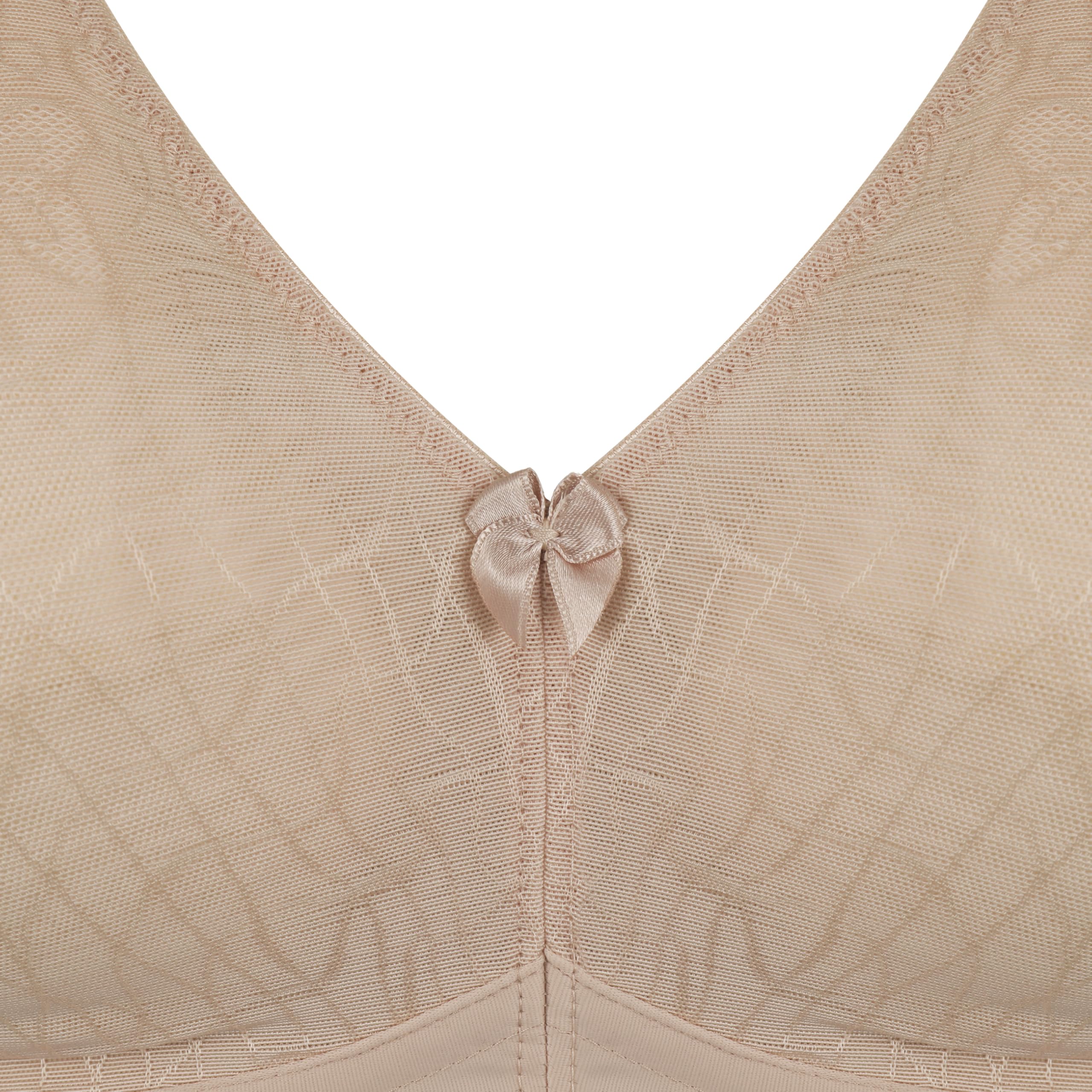 ROSME Lingerie Biustonosz damski nieusztywniany bez fiszbin z wyściełanymi ramiączkami, Kolekcja Powerlace